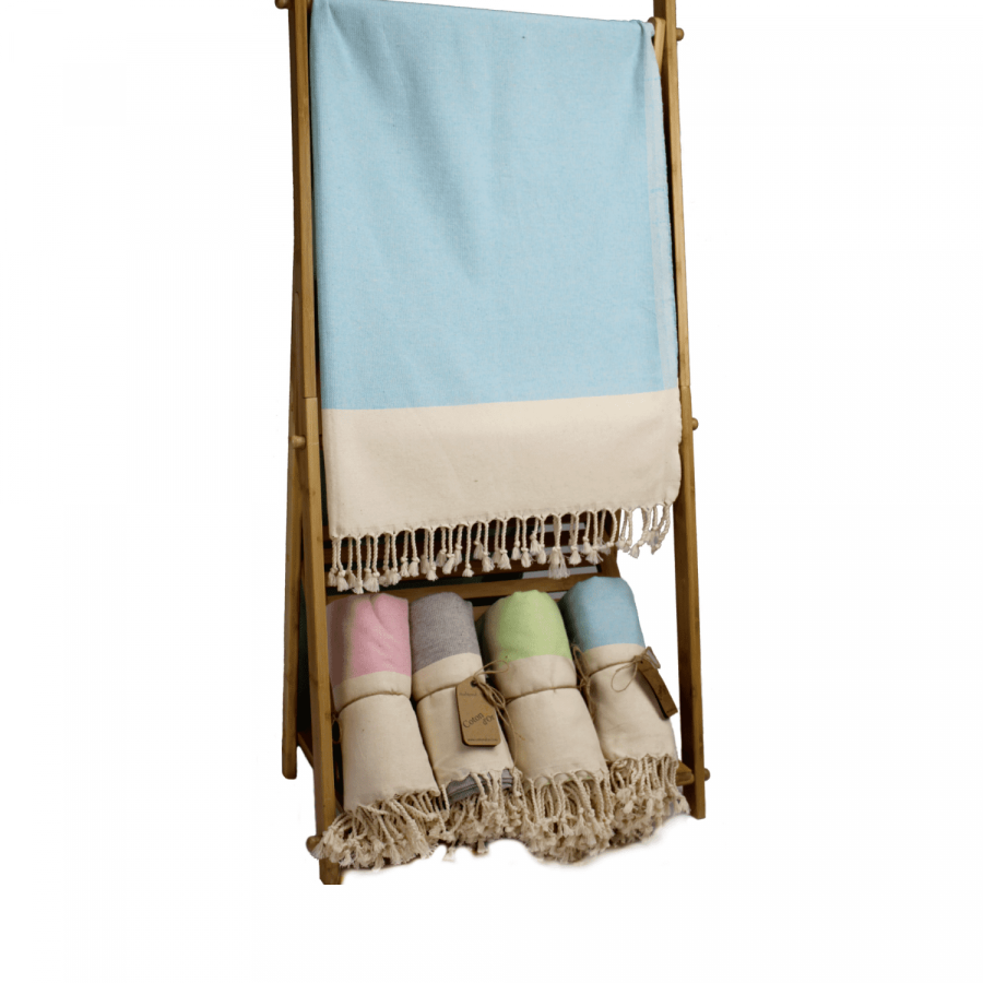 Coton D’Or PS -113 pamut törölköző 95×185 cm – két színű, kék
