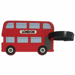 London busz poggyászcímkéje