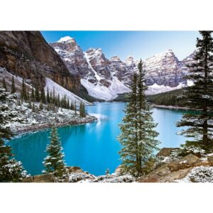 CASTORLAND Puzzle 1000el. A Sziklás-hegység ékköve, Kanada – Kanadai tó