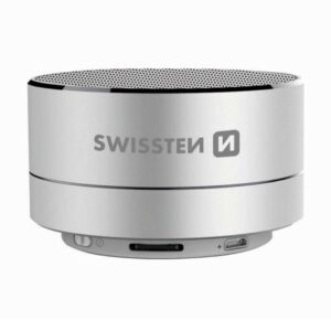 Swissten – i-Metal ezüst bluetooth hangszóró