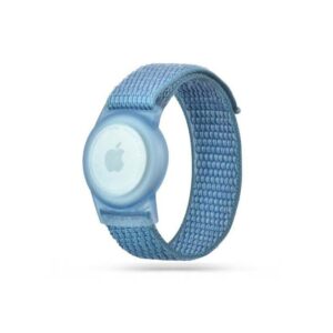 Apple Airtag Tech-Protect nylon gyerekeknek kék öv