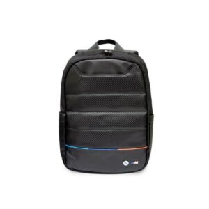 Backpack 16 „BMW Carbon & Nejlon Tricolor (BMBP15PUCARTCBK) Fekete