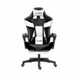 Herzberg HG-8082: Tri-Color Gaming és Irodai szék, T-alakú akcentussal fekete