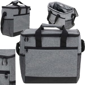 Termikus strand kemping piknik táska 16L szürke