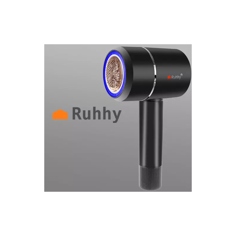 Ruhhy 3 az 1-ben USB textilborotva 2db hengerrel, 3 W, 500mAh, 21x10x8 cm, grafit szín