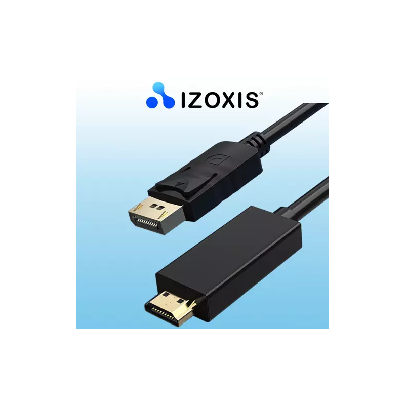 Izoxis  DispayPort-HDMI 4K kábel, 1.8 m