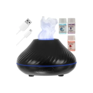 USB és USB Type-C Párologtató / Légfrissítő Lángoló Tűz Hatással 130ml: A Minden Egyben Megoldás Otthonodnak és Irodádnak