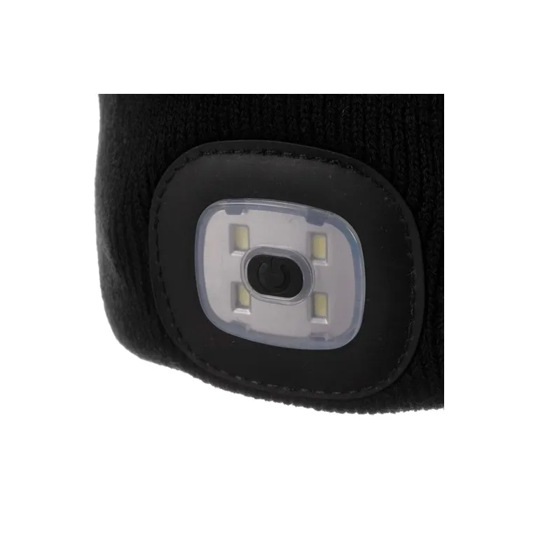 Dupla Rétegű Téli Sapka Beépített USB-s LED Lámpával
