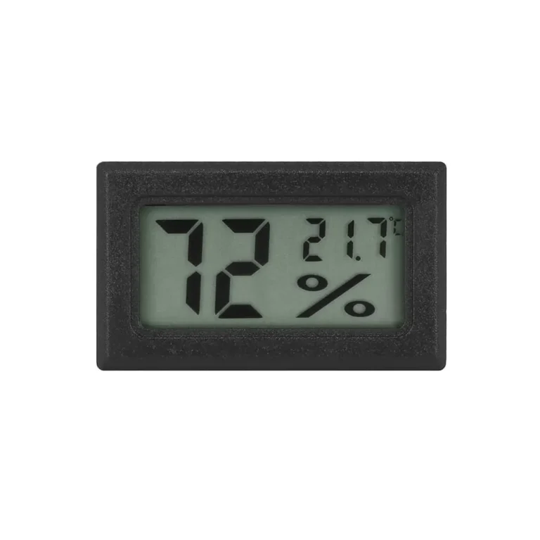 2 az 1-ben digitális hőmérő és higrométer nagy kijelzővel, 1,5x4,7x2,7 cm