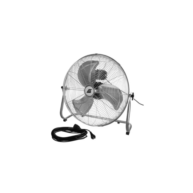 Padló ventilátor 3 sebességi fokozattal, 140 W, 55/58 / 23cm, ezüst szín