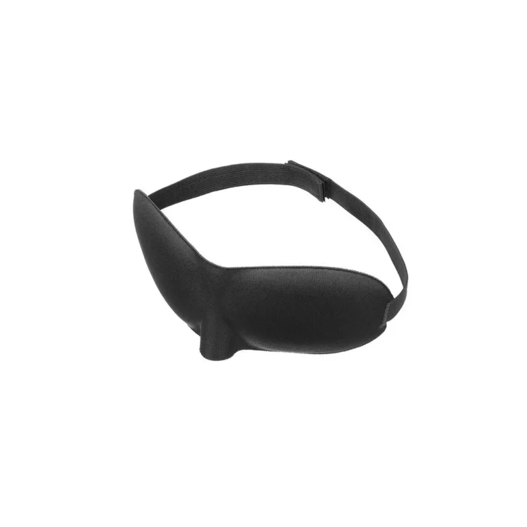 3D alvómaszk, fekete + füldugó készlet
