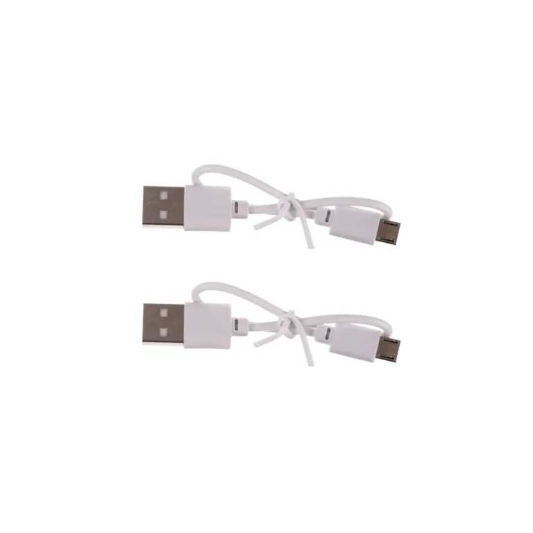 4T6 USB kerékpár első és hátsó lámpa,5 x 4 x 6,5 cm/7,5 x 3 cm, fekete