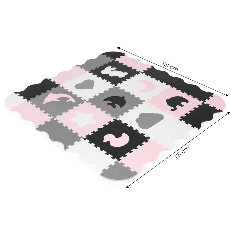 Oktatói Hab Mat Puzzle - 25 Elemmel, 121x121 cm