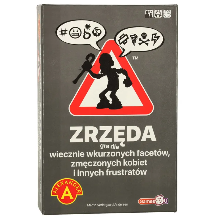 ALEXANDER Party Game Grumpy 8+ 🎉 - A társasjáték az örökké mérgeseknek, fáradt nőknek és egyéb frusztrált alakoknak