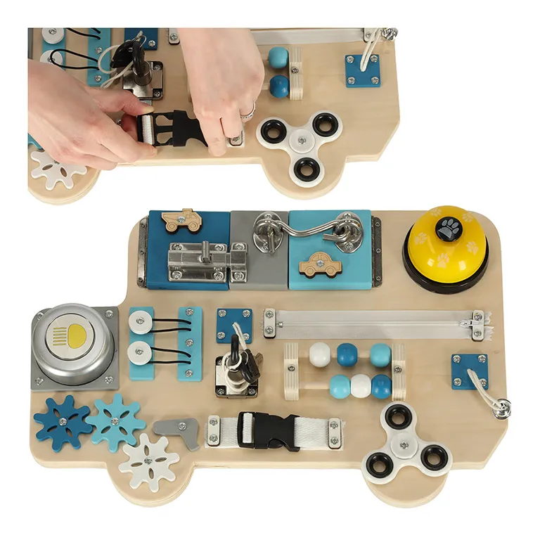 LULILO Buso Sensory Manipulative Board – Felfedezés, Kreativitás és Tanulás Egy Táblában