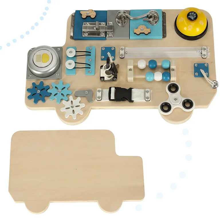 LULILO Buso Sensory Manipulative Board – Felfedezés, Kreativitás és Tanulás Egy Táblában