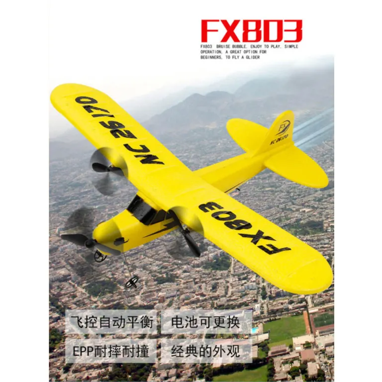 FX803 Piper RC Távirányítós Repülőgép 150mAh Akkumulátorral – Szárnyalj a Levegőben Profi Stabilitással