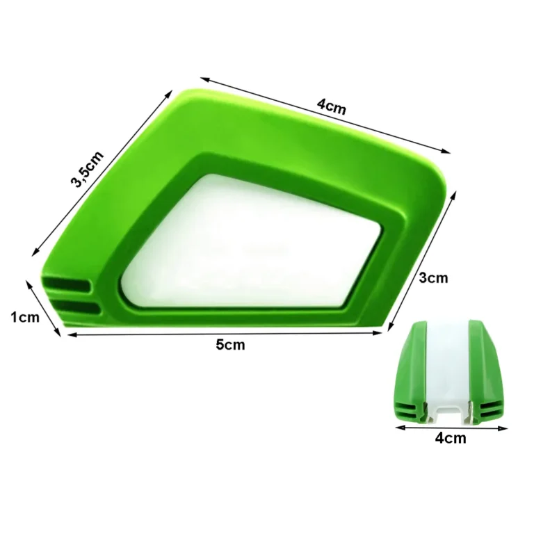 Ablaktörlő regeneráló/vágó szivacs, 5cm x 4cm, zöld