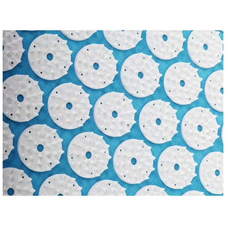 Egészségügyi akupresszúrás szőnyeg tüskékkel, 65x41x2 cm, kék