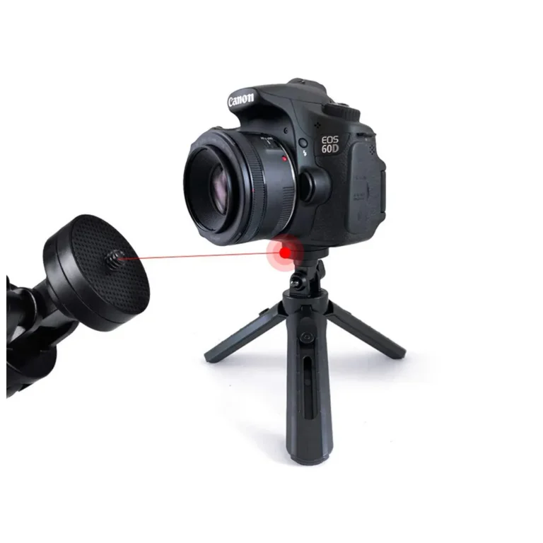 Telefon- kamera állvány fotózáshoz állítható lábakkal, univerzális rögzítés 1/4″, fekete