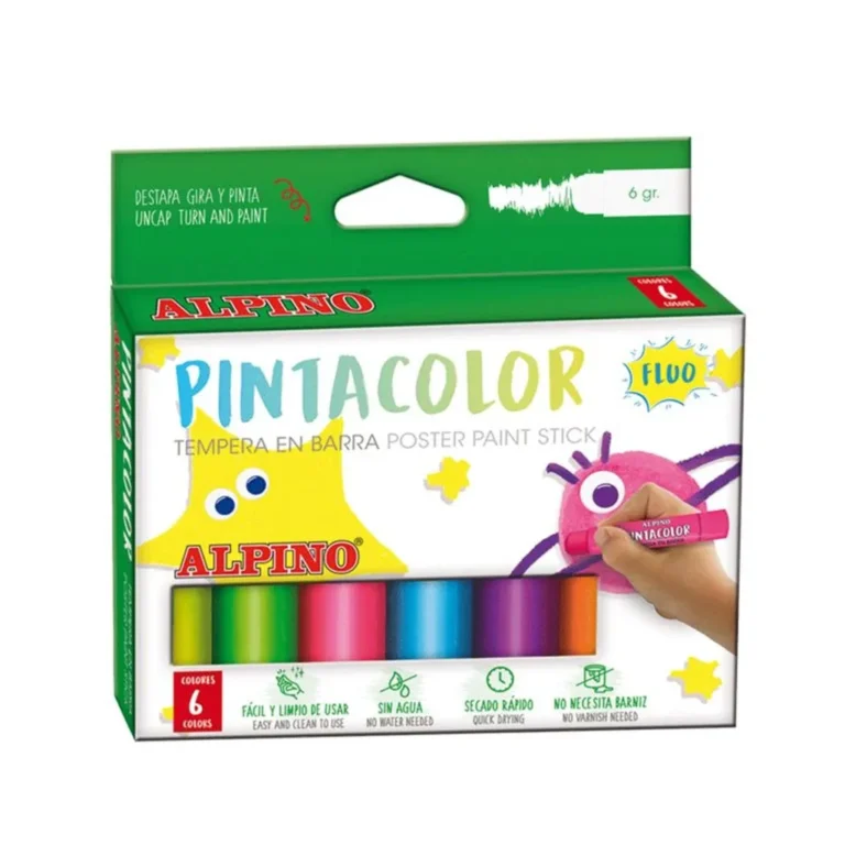 ALPINO fluoreszkáló festék, 6 szín