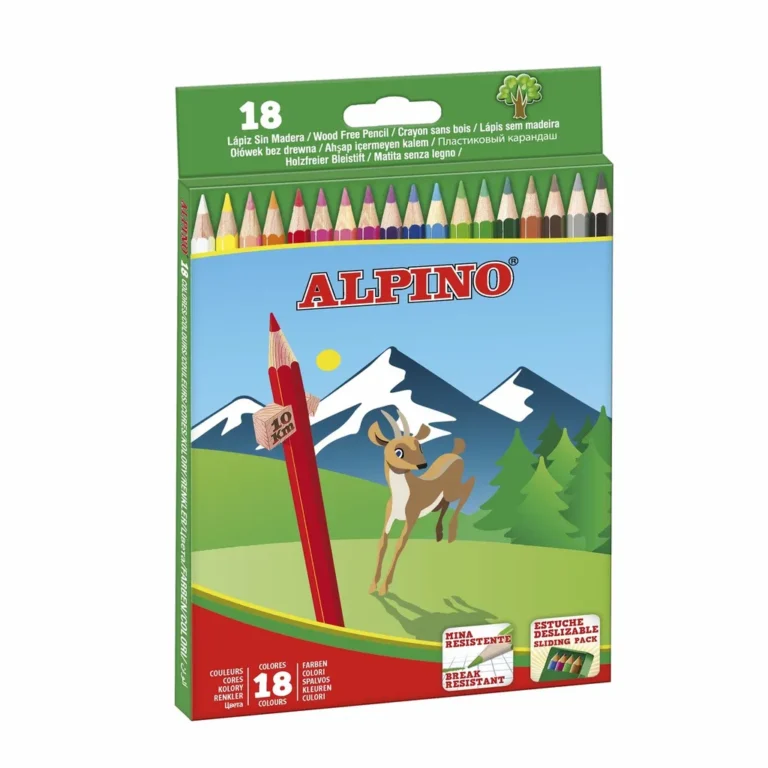 ALPINO klasszikus színes ceruza készlet, 18 szín