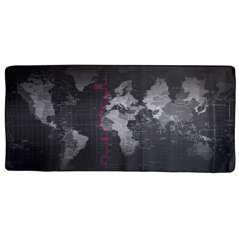 Asztali íróalátét, világtérkép, 40x90cm