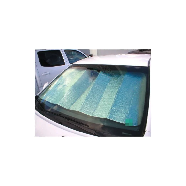 Autó ablakvédő, univerzális napellenző, 130cm x 60cm, ezüst színű