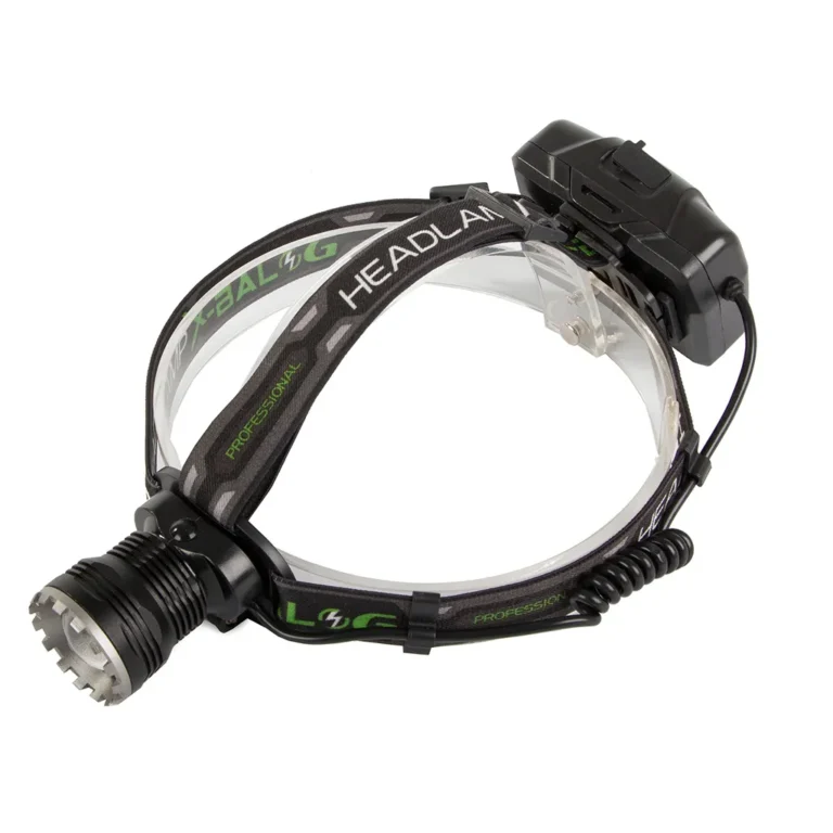 Fejlámpa CREE XHP99 ZOOM LED-del, powerbank funkcióval, hátsó világítással, fekete