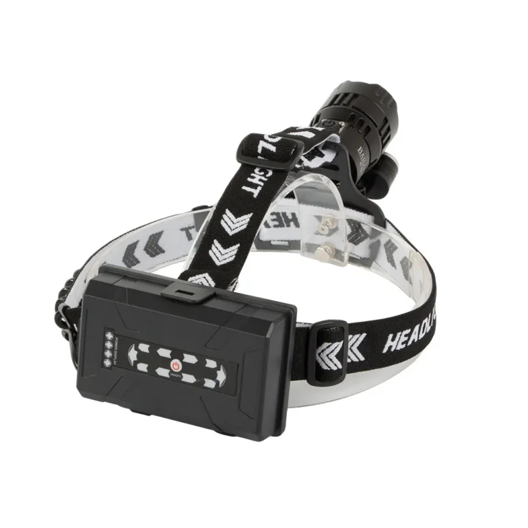 Fejlámpa CREE XHP160 ZOOM LED-del, 2 COB diódával, powerbank funkcióval, hátsó világítással, 4 fényüzemmód, fekete