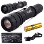 Bailong tölthető taktikai usb led cree xm-l t6 zseblámpa, fekete