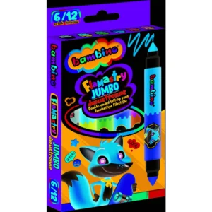 BAMBINO kétvégű filctoll, 6/12 szín