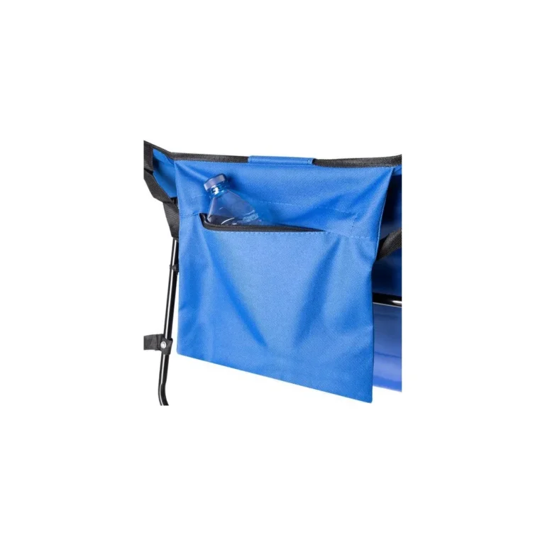 Napozó matrac/nyugágy állítható háttámlával, párnával 150 / 50 cm, kék