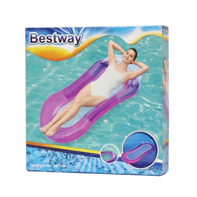 BESTWAY 43103 Hálós felfújható úszómatrac lila