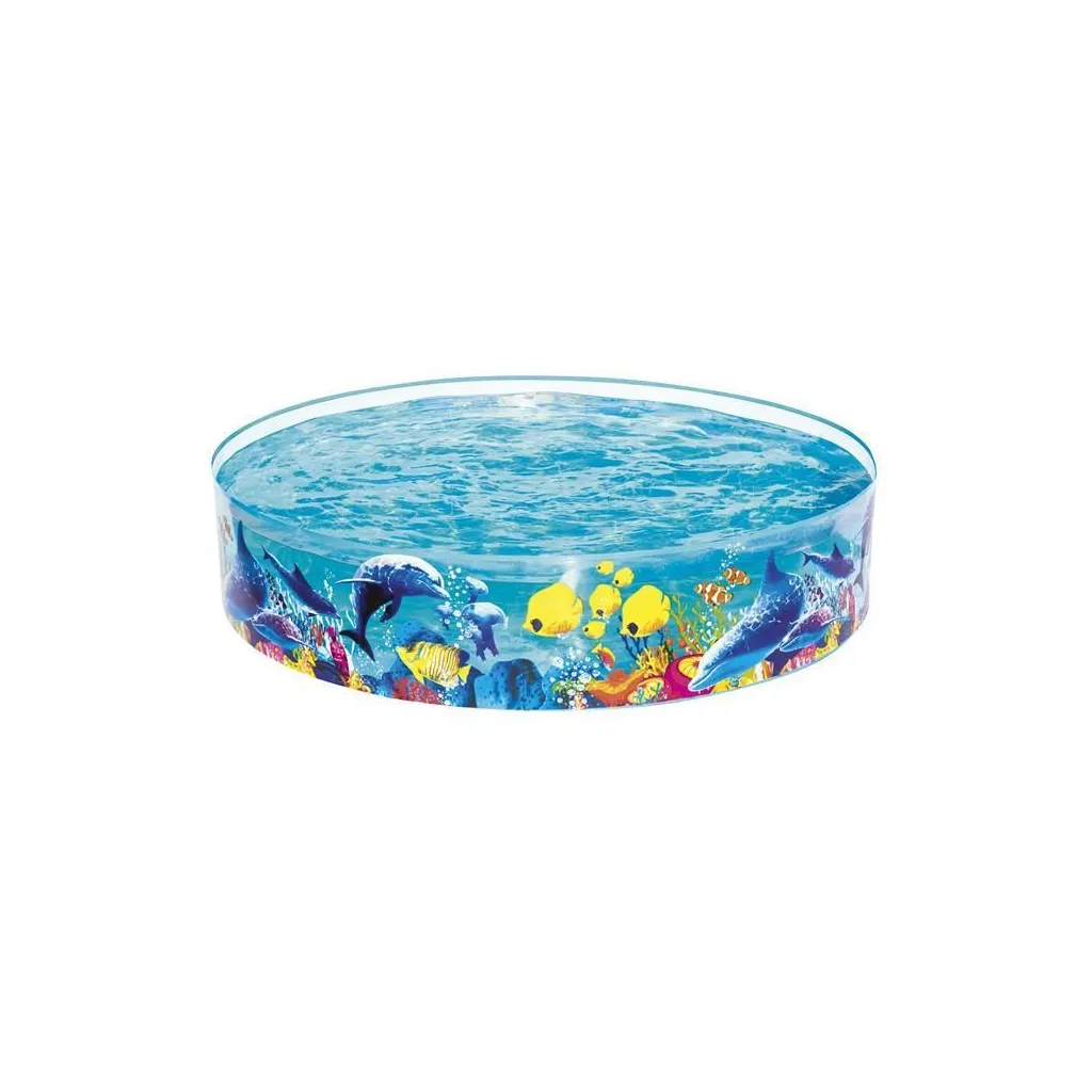 BESTWAY 55030 Tenger mintás merevfalú medence 183x38 cm