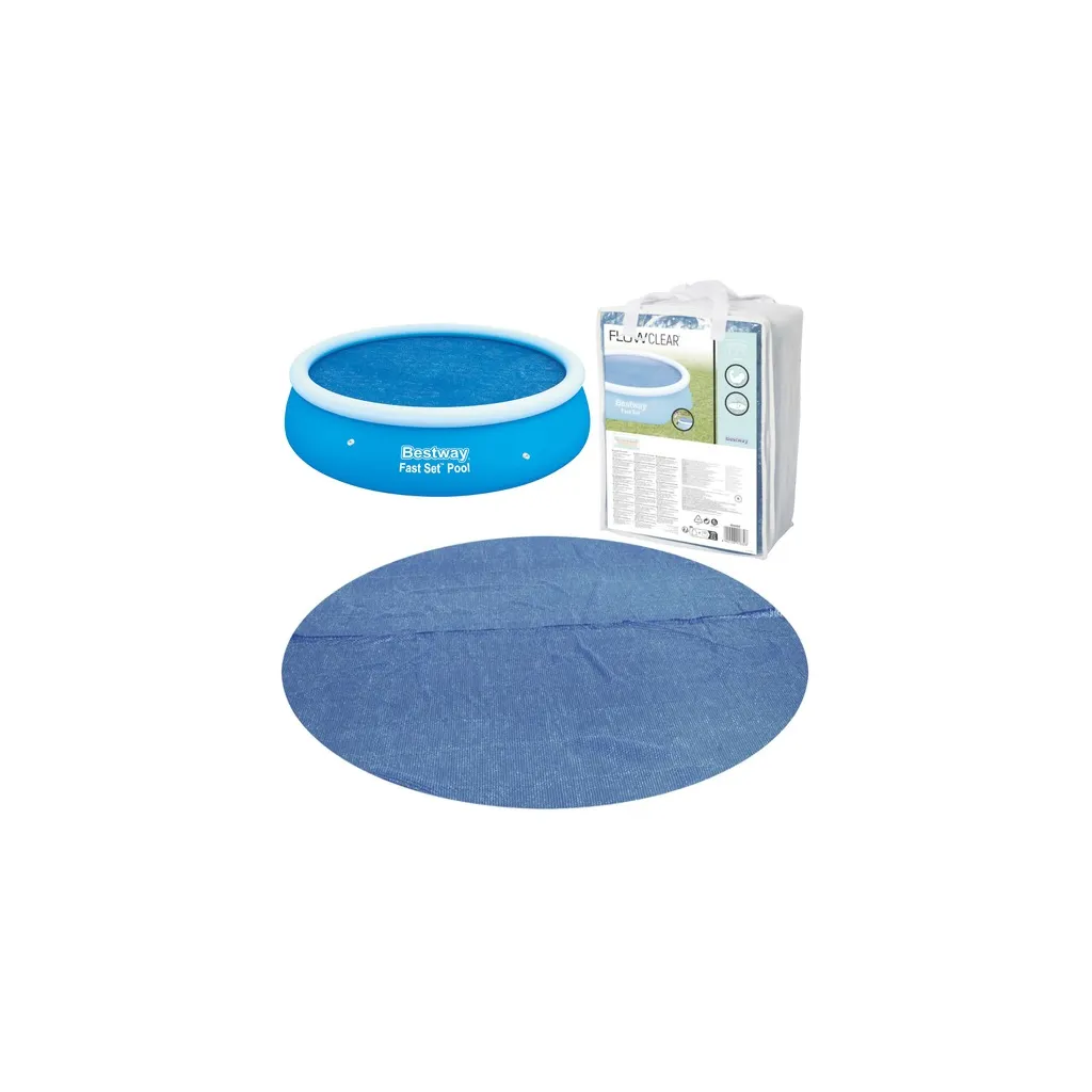 BESTWAY 58060 Szolártakaró puhafalú medencéhez, 244 cm