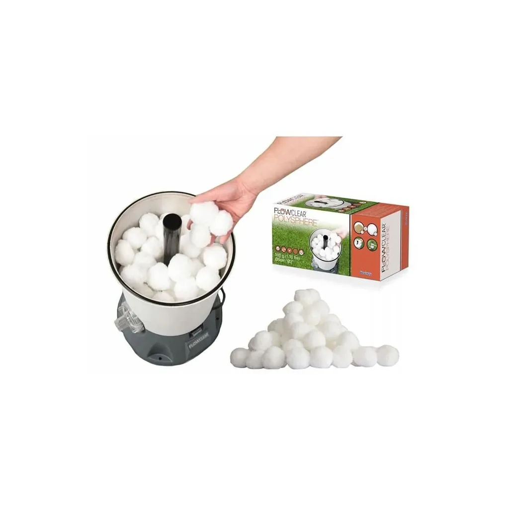 BESTWAY 58475 FlowClear PolySphere medenceszűrő golyó, 500 g/doboz