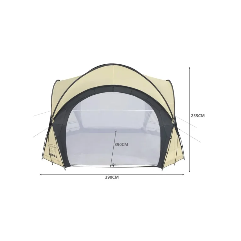 Bestway 60305 Lay-Z-Spa medence sátor, 390x 390x255 cm, bézs