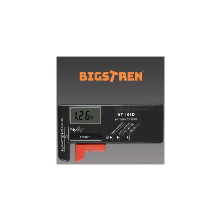 Bigstren 19898 akkumulátor tesztelő/méter