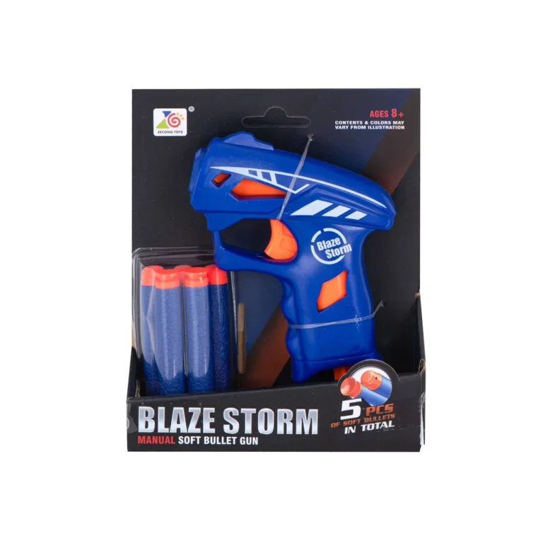 Blaze Storm gépfegyver + 5 szivacs töltény