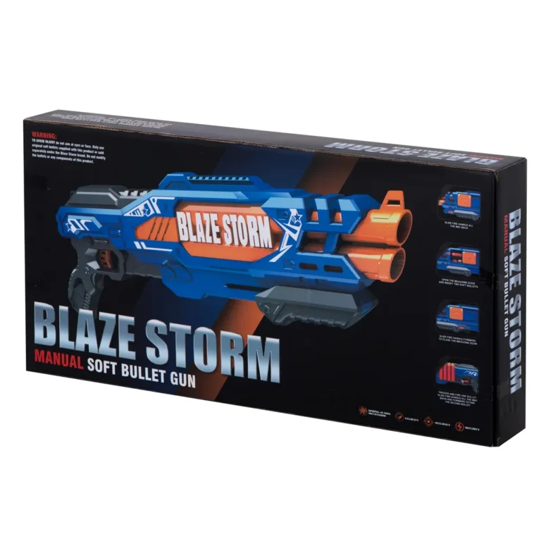Blaze Storm habdárda géppisztoly + 10 darts