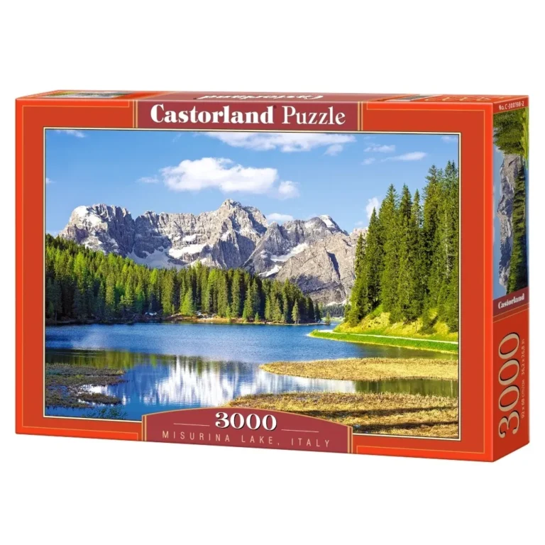 Castorland Misurina-tó Olaszország - 3000 darabos exkluzív kirakó