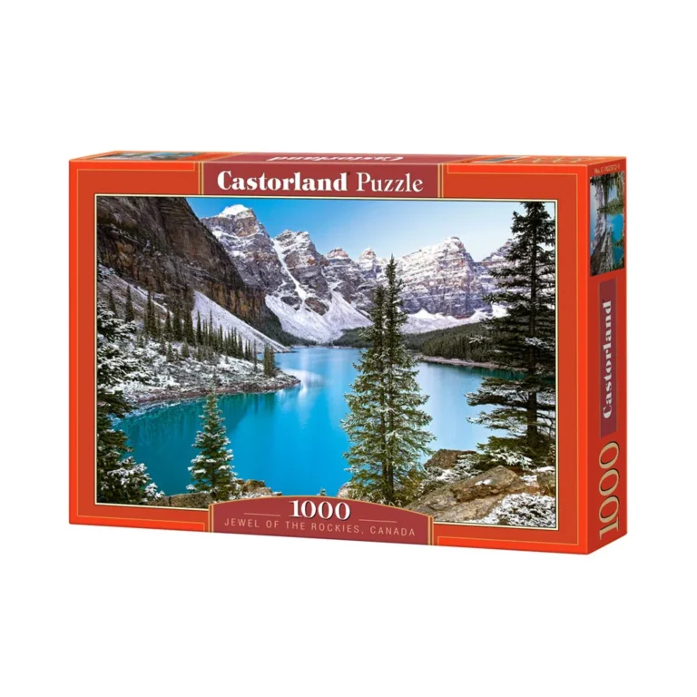 CASTORLAND Puzzle 1000el. A Sziklás-hegység ékköve, Kanada - Kanadai tó