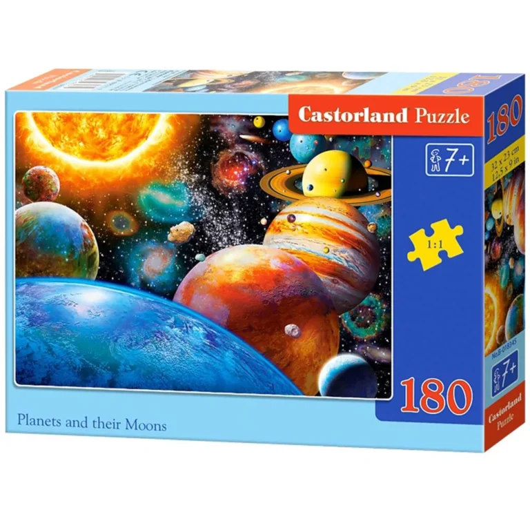 CASTORLAND Puzzle 180el. Bolygók és holdjaik