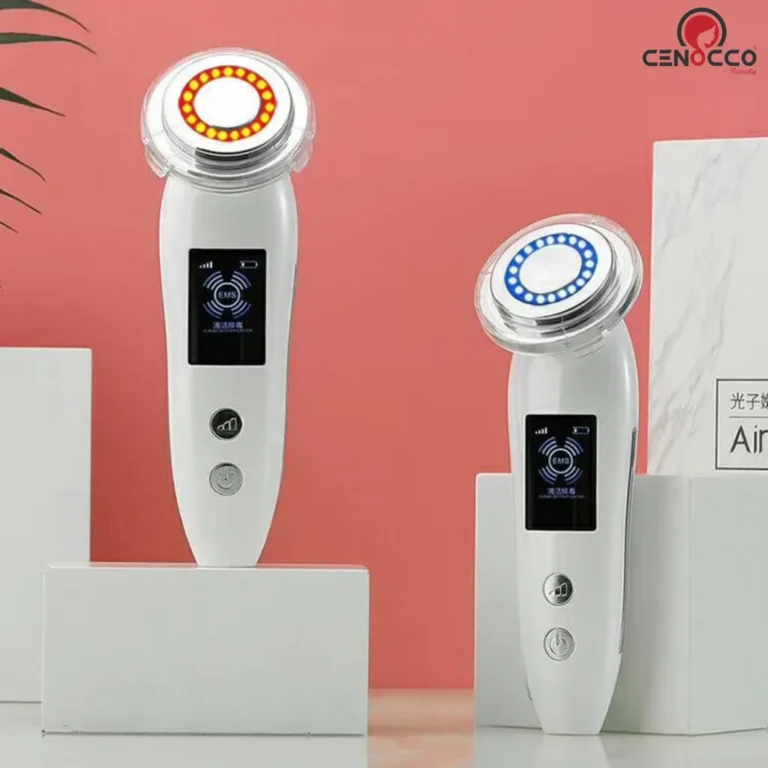 Cenocco Beauty akkumulátoros EMS fotonterápiás szépségápoló, 2.5W, fehér
