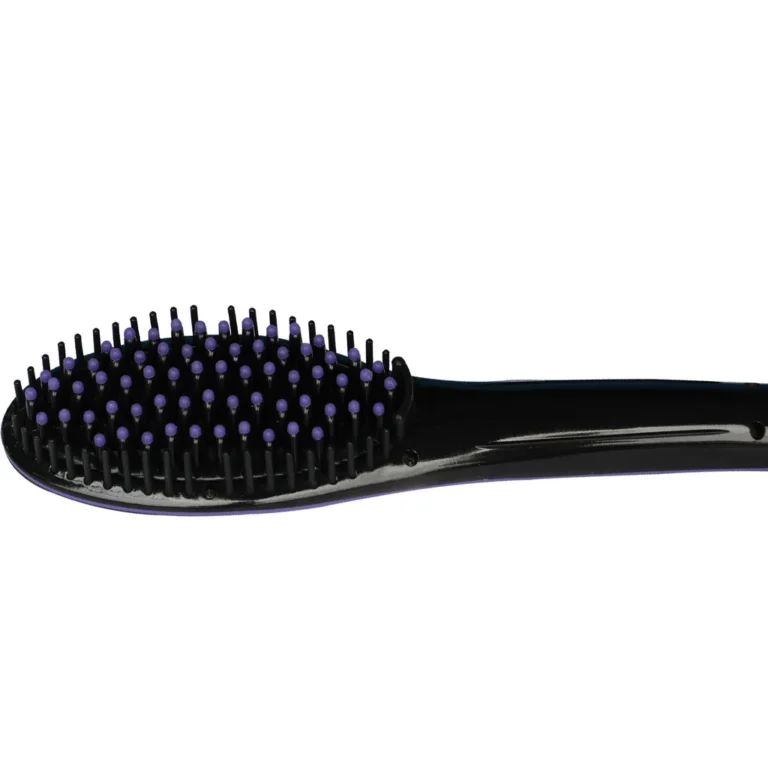 Cenocco Második generációs hajvasaló/hajegyenesítő kefe, 150-230°C, fekete, 27 x 7 cm