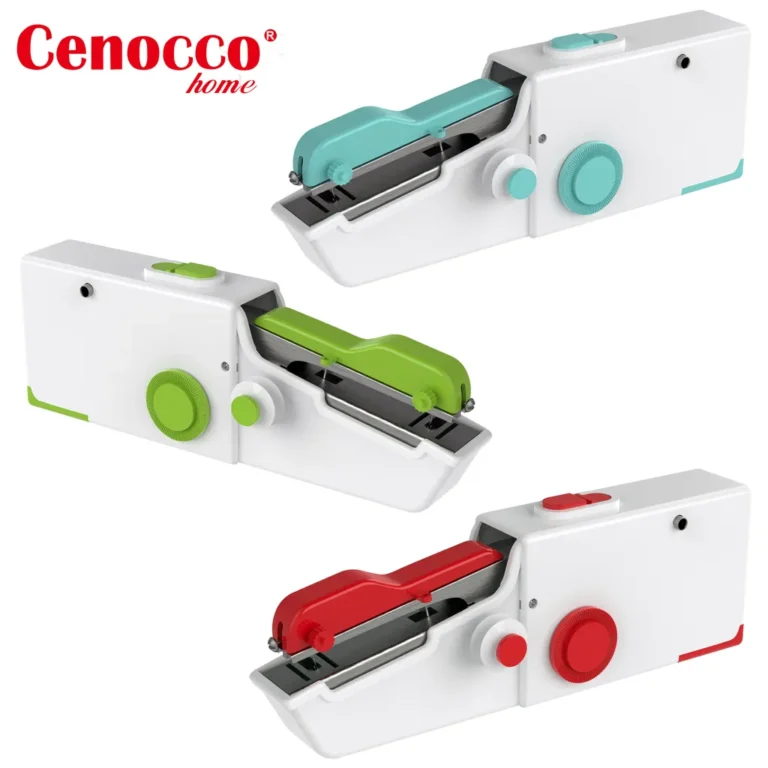 Cenocco Easy Stitch kézi varrógép, ABS/acél, 21 x 6,6 x 3,6 cm, zöld