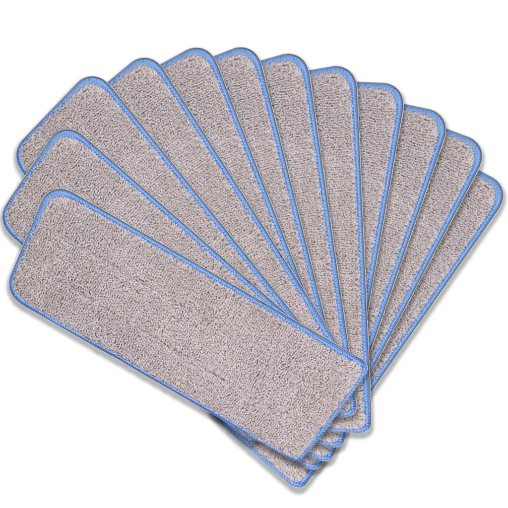 Cenocco Mosható mikroszálas felmosópárna, 12 db, 34 cm x 12 cm, szürke