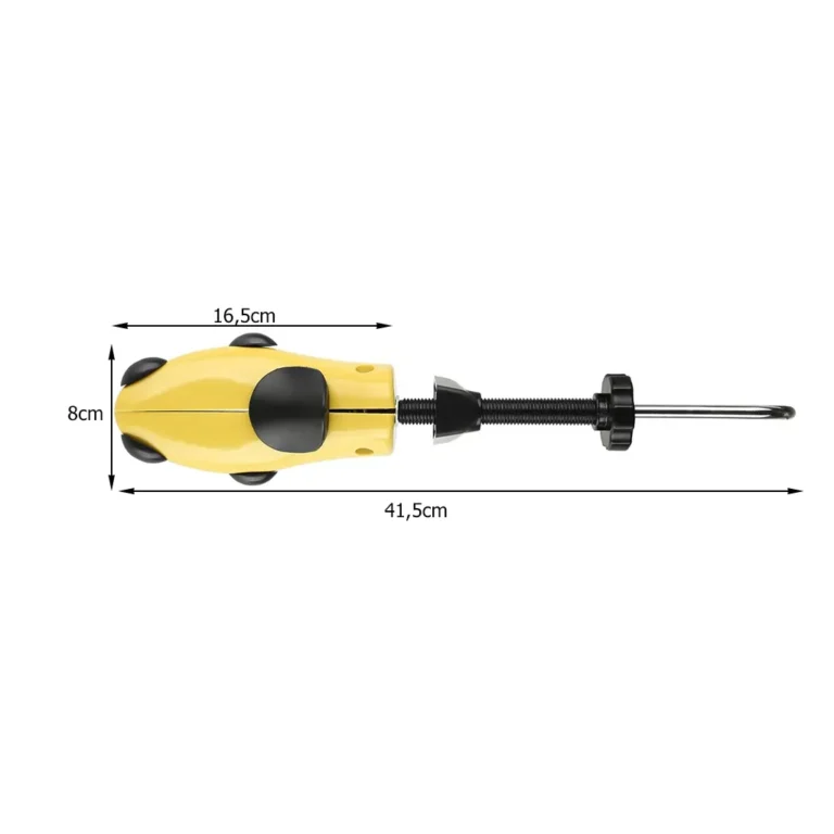 Cipőfeszítő betét cipőnyújtáshoz, 39-43 méretű cipőhöz, 41.5cm, sárga