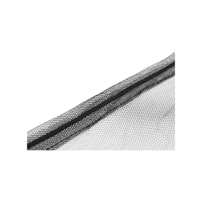 Cipzáras rovarvédő háló napernyőre, 260x300 cm, fekete